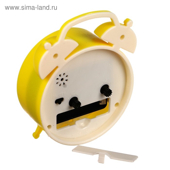 Часы - будильник настольные Часы - будильник настольные "Смайл", дискретный ход, 9 х 12 см, АА