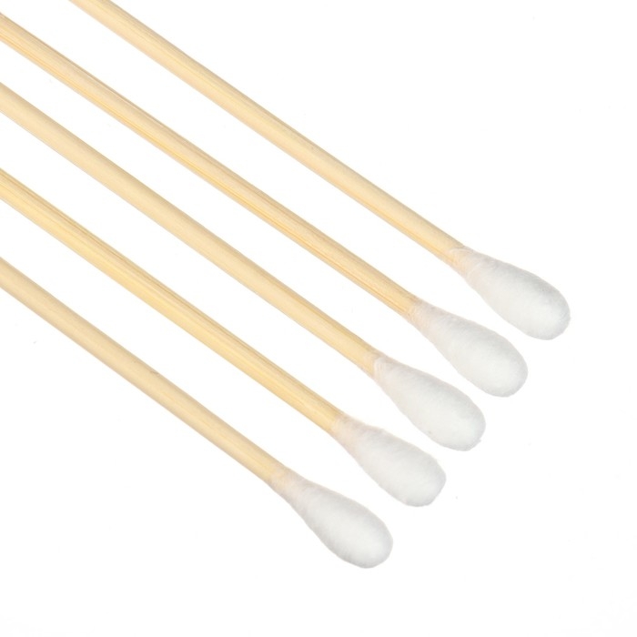 Ватные палочки для детей Крошка Я, коробка 200 шт., наконечник - классика, хлопок/бамбук Ватные палочки для детей Крошка Я, коробка 200 шт., наконечник - классика, хлопок/бамбук