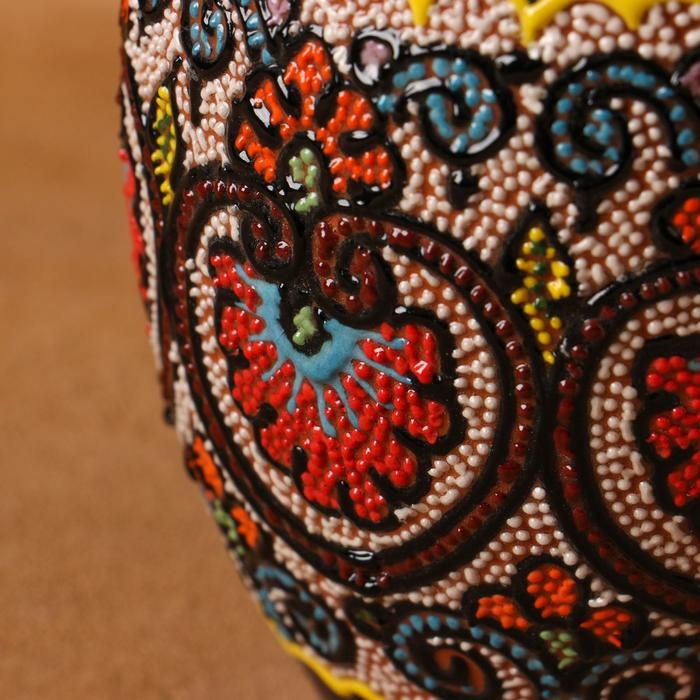 Ваза Риштанская Керамика Ваза Риштанская Керамика "Узоры", 17 см, микс