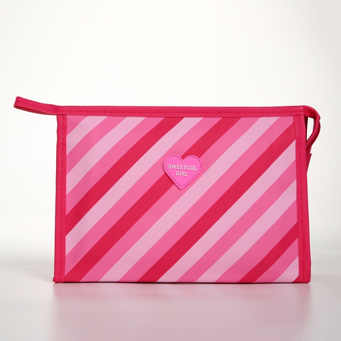 Косметичка на молнии, цвет малиновый Косметичка на молнии, цвет малиновый