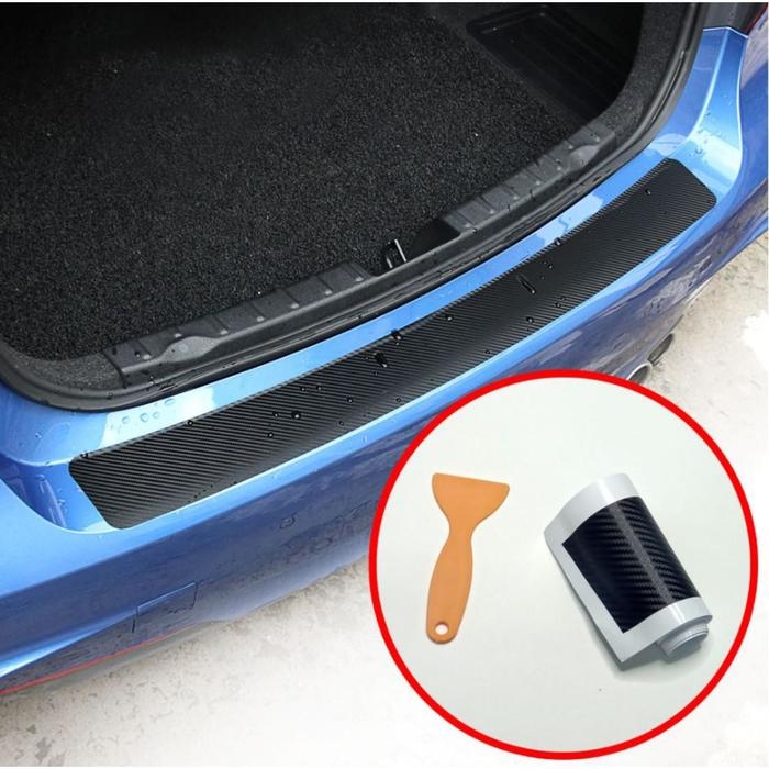 Пленка защитная на бампер авто, карбон, 104 х 7,5 см Пленка защитная на бампер авто, карбон, 104 х 7,5 см