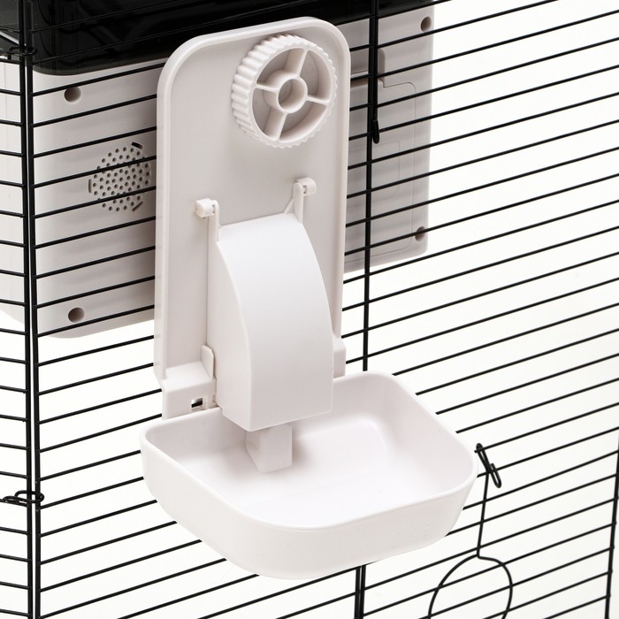 Умная автокормушка для животных, с креплением на клетку, с функцией записи голоса Умная автокормушка для животных, с креплением на клетку, с функцией записи голоса