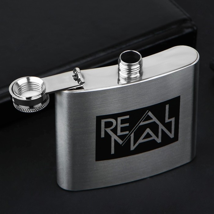 Фляжка REAL MAN, 150 мл Фляжка REAL MAN, 150 мл