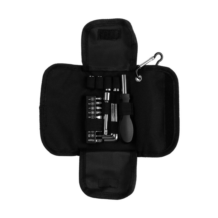 Набор инструментов ТУНДРА, в чехле с карабином, 19 предметов Набор инструментов ТУНДРА, в чехле с карабином, 19 предметов