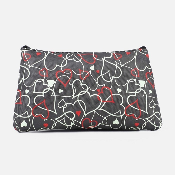 Косметичка на молнии, цвет чёрный Косметичка на молнии, цвет чёрный