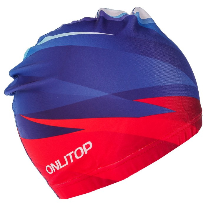 Шапочка для плавания взрослая ONLYTOP Swim, тканевая, обхват 54-60 см Шапочка для плавания взрослая ONLYTOP Swim, тканевая, обхват 54-60 см