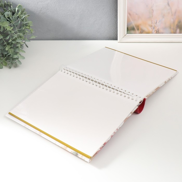 Фотоальбом на 20 магнитных листов 23х28 см, внутр. спираль Фотоальбом на 20 магнитных листов 23х28 см, внутр. спираль "SPb" Санкт-Петербург. Алые пару