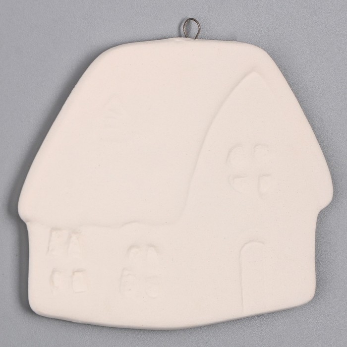 Новый год! Ёлочное украшение под раскраску «Хата», с подвесом Новый год! Ёлочное украшение под раскраску «Хата», с подвесом