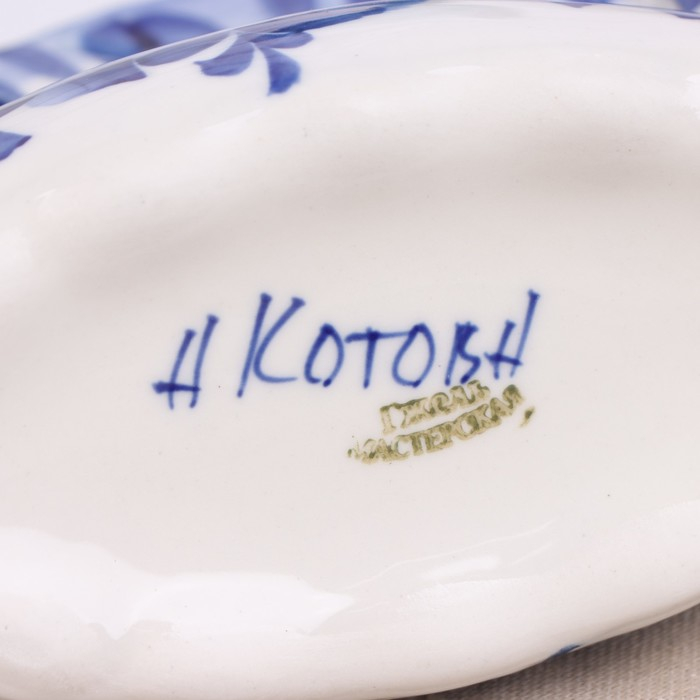 Салфетница «Ракушка», гжель Салфетница «Ракушка», гжель