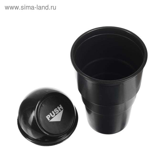 Контейнер для мусора TORSO в подстаканник, чёрный Контейнер для мусора TORSO в подстаканник, чёрный