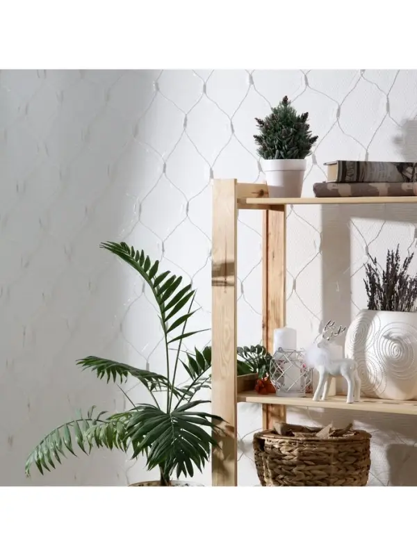 Гирлянда &laquo;Сеть&raquo; 1.6&times;1.6 м, IP20, прозрачная нить, 144 LED, 8 режимов, 220 В, свечение белое