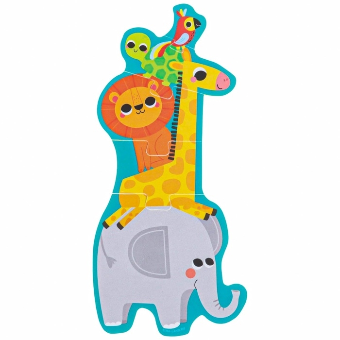 Мягкий пазл для малышей «Пирамидка: Африка», 5 деталей, Крошка Я Мягкий пазл для малышей «Пирамидка: Африка», 5 деталей, Крошка Я