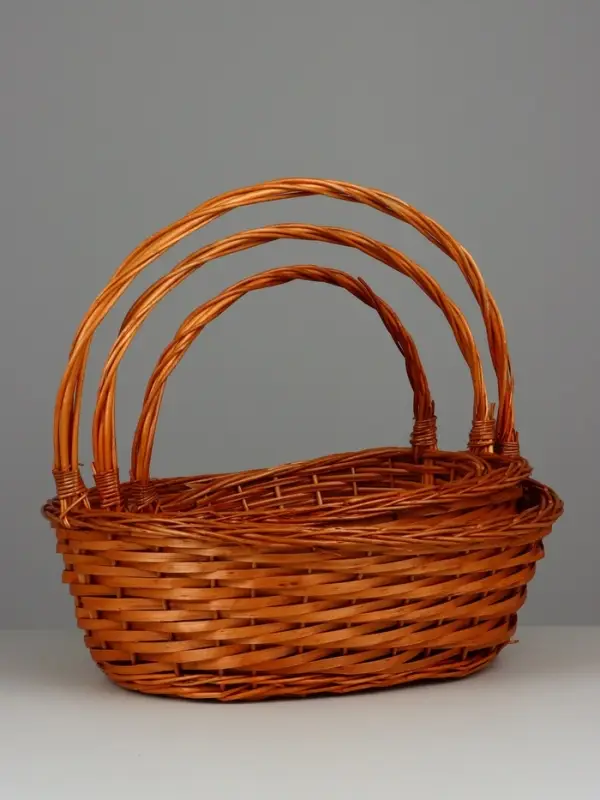 Н-р корзин (ива):47х37 H16 HH43 b38х28, 41х32 H14 HH37 b33х23, 35х26 H12 HH33, 3 шт., натур.