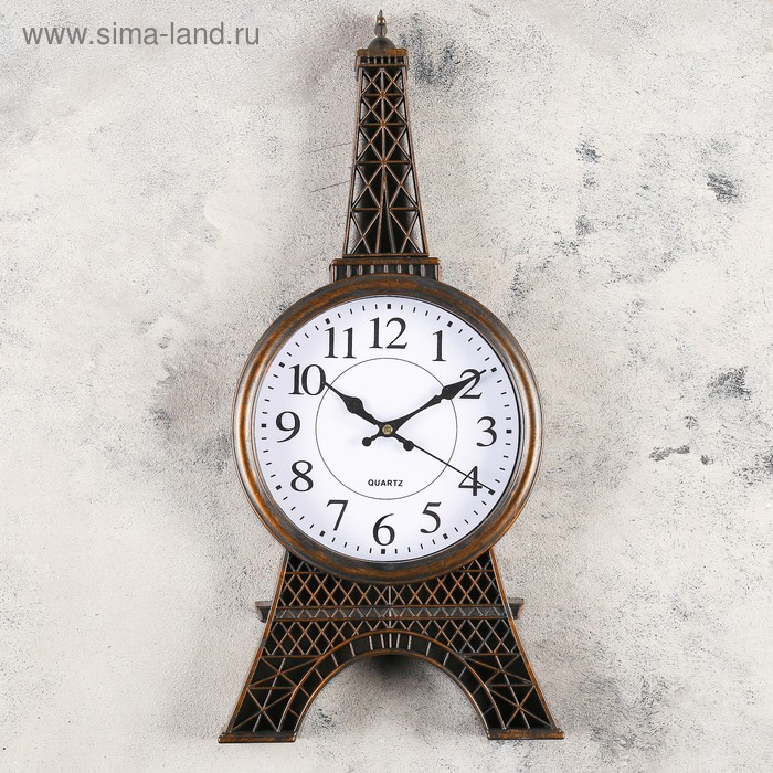 Часы настенные, серия: Интерьер, Часы настенные, серия: Интерьер, "Риволи", дискретный ход, 21 х 47 см