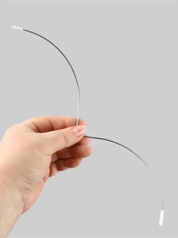 Монокость для бюстгальтера, 170 + 170 мм, цвет серебряный