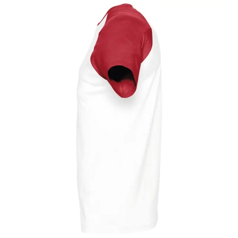 Футболка мужская двухцветная Funky 150, белый/красный, размер M Футболка мужская двухцветная Funky 150, белый/красный, размер M