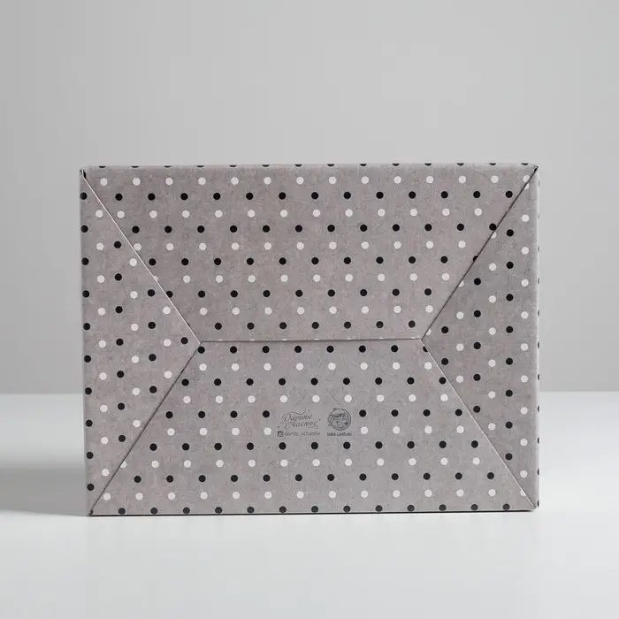 Коробка подарочная сборная, упаковка, Present, 30 х 23 х 12 см Коробка подарочная сборная, упаковка, Present, 30 х 23 х 12 см