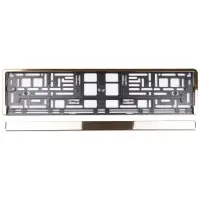 Рамка под номерной знак хром (золото) AVS RN-13