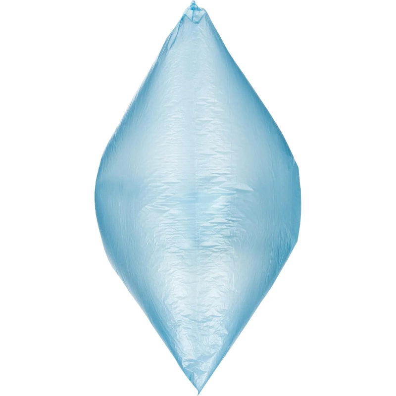 Мешки для мусора ПНД 60л 14мкм 20шт/рул синий 60х70 GP с завязк_Green Pack