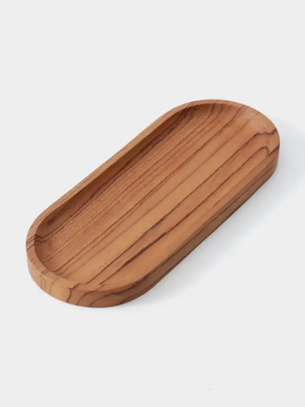 Блюдо, 27&times;11&times;2 см, тиковое дерево