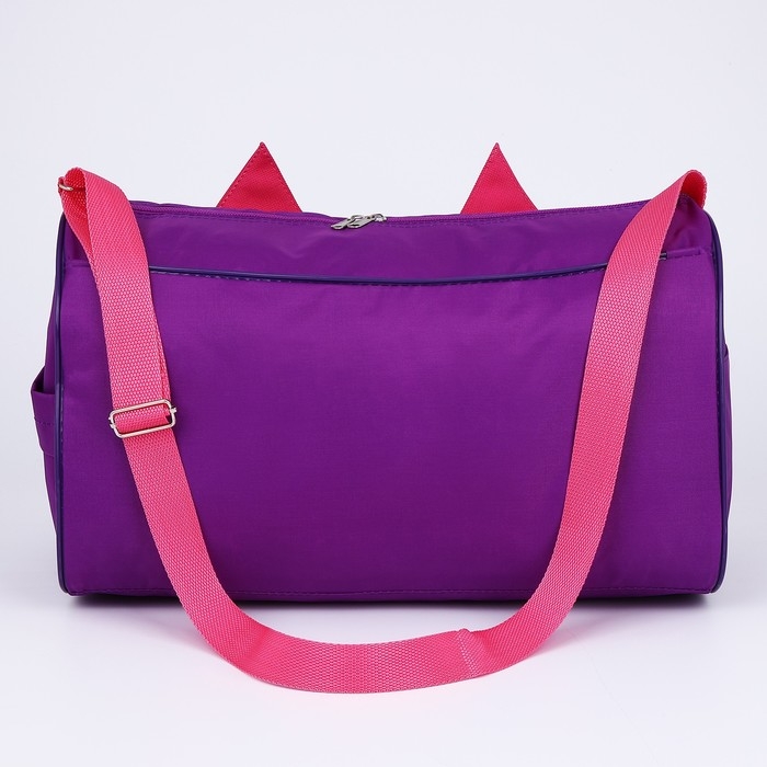Сумка детская спортивная для девочки «Единорог», 40×21×24 см, сиреневая