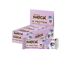 Батончик FitnesSHOCK Черничный десерт глазированный 40гx12шт/уп