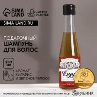 Шампунь для волос пиво «Будь!», 250 мл, аромат кипариса и зелёного яблока, Чистое счастье Шампунь для волос пиво «Будь!», 250 мл, аромат кипариса и зелёного яблока, Чистое счастье