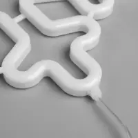 Светодиодная фигура &laquo;Снежинка&raquo; 30 см, пластик, 220 В, свечение белое