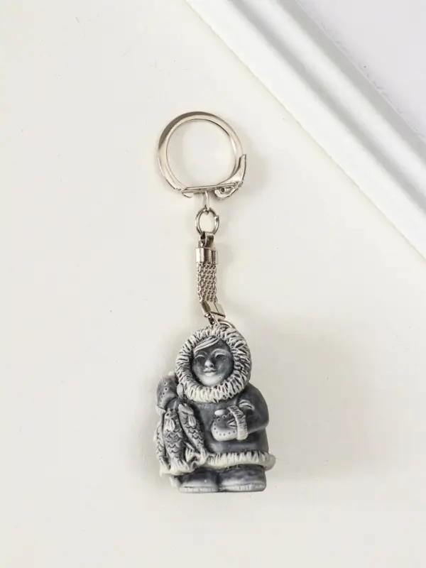 Брелок Брелок "Хант с вязанкой рыбы маленький" 4,1 см