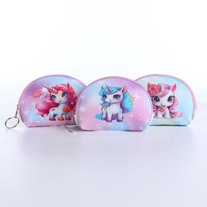 Кошелёк монетница на молнии, цвет МИКС Кошелёк монетница на молнии, цвет МИКС