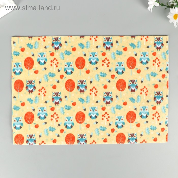 Фетр декоративный   Фетр декоративный  "Времена года. Осень" 1 мм, 21х29,7 см (5 шт)