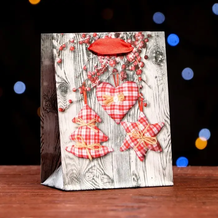 Пакет ламинированный «Праздничные забавы» 11.5×14.5×6 см