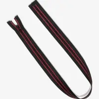 Молния &laquo;Трактор&raquo;, №5, разъёмная, замок автомат, 70 см, чёрная, красная