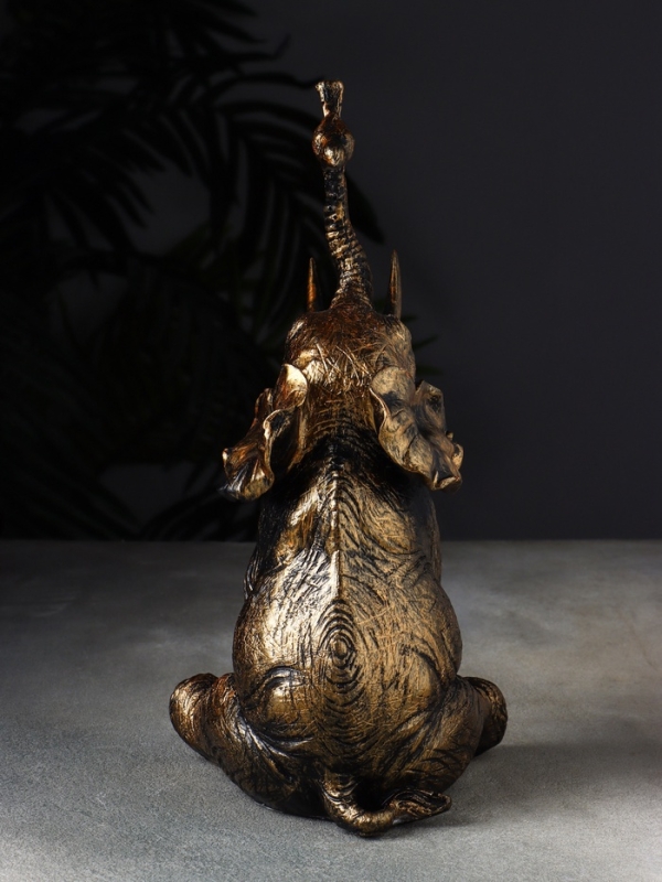 Фигура Фигура "Слон с птичкой" 28х14х14 см