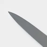 Нож кухонный разделочный Magistro Hinshitsu, нержавеющая сталь, лезвие 20.3 см, длина 34.7 см, чёрный