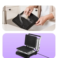 Электрогриль двусторонний КТ-4615 - 2000 Вт