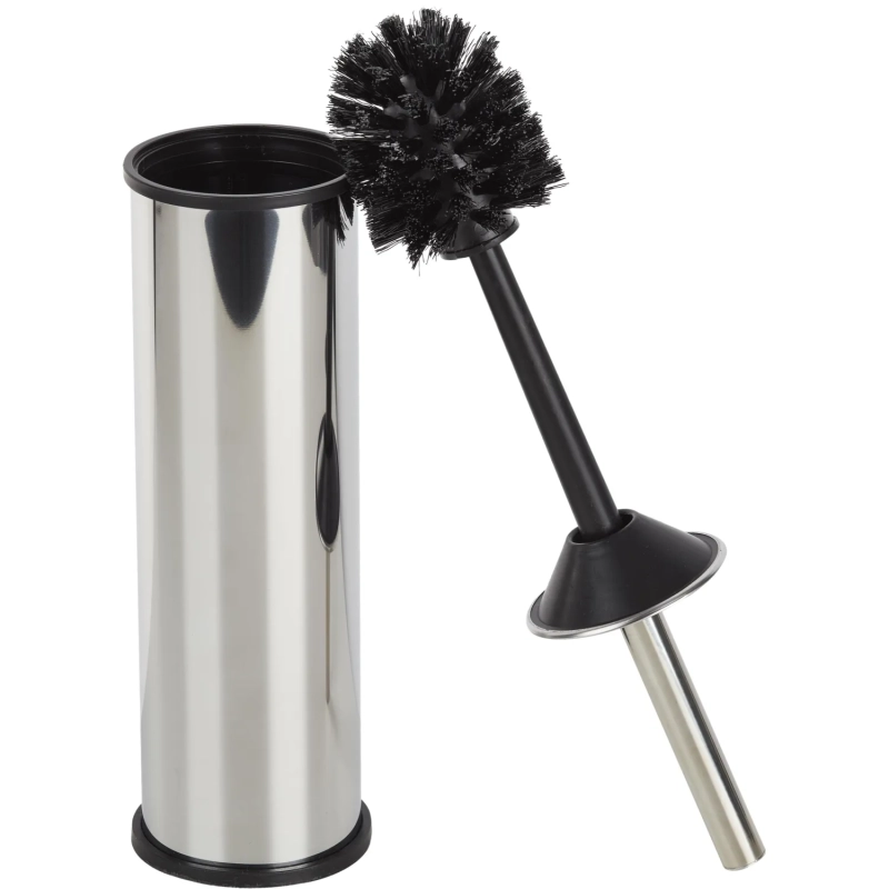 Ершик для унитаза Luscan закрытый с подст. и кр., нерж. с