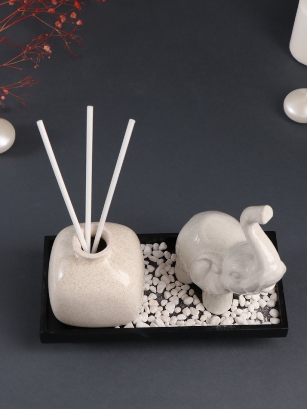 Диффузор керамика  Диффузор керамика "Слон" аромапалочки 3 шт 9,5х20х16 см