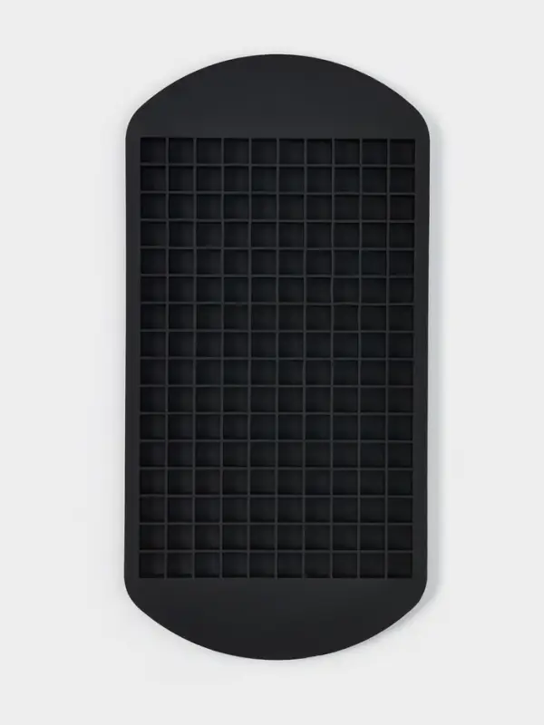 Форма для льда, 24x12 см, 160 ячеек, цвет черный