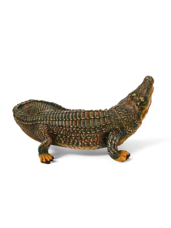 Садовая фигура из полистоуна &laquo;Крокодил&raquo;, 20&times;50&times;28 см