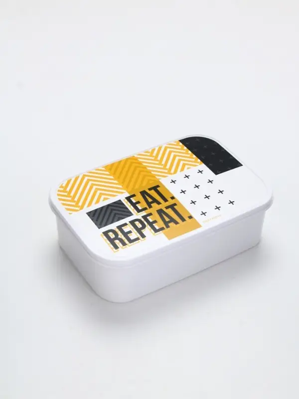 Ланч - бокс прямоугольный &laquo;EAT.REPEAT&raquo;, 1200 мл