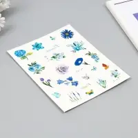 Переводные тату на тело цветные «Цветочные бутоны», 24×14.5 см, МИКС