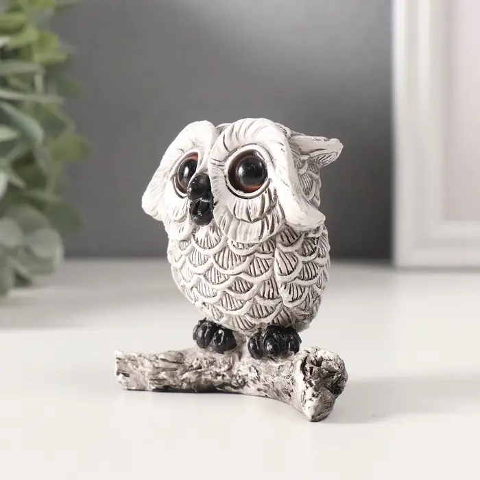 Фигурка полистоун &laquo;Маленький филин с большими глазами&raquo;, 7&times;7&times;4.5 см
