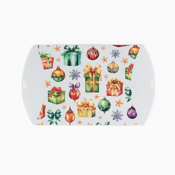 Коробка новогодняя складная фигурная «Подарки», 19 х 14 х 4 см Коробка новогодняя складная фигурная «Подарки», 19 х 14 х 4 см