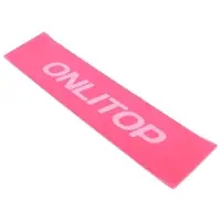 Фитнес-резинка ONLYTOP, 30.5&times;7.6&times;0.05 см, нагрузка 4 кг, цвет фуксия