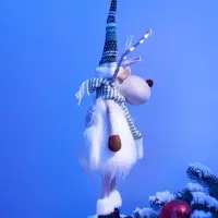 Фигура текстиль &laquo;Новогодний лосик&raquo; 58 см, 10 LED, от батареек АА&times;3, свечение тёплое белое