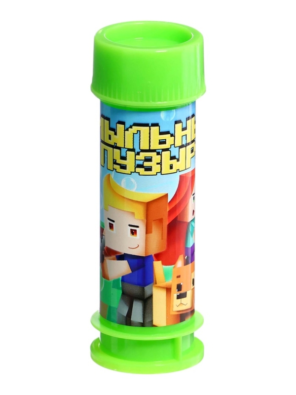 Мыльные пузыри , 45 мл цвет зеленый (набор 15шт)