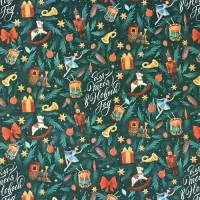 Бумага упаковочная крафтовая &laquo;Новый год. Щелкунчик&raquo;, 50&times;70 см