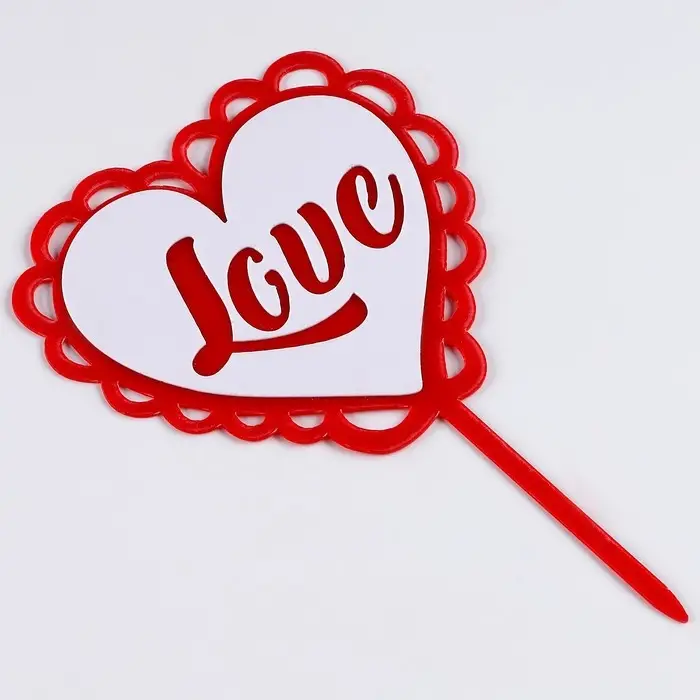 Топпер для торта «Любовь» Топпер для торта «Любовь»