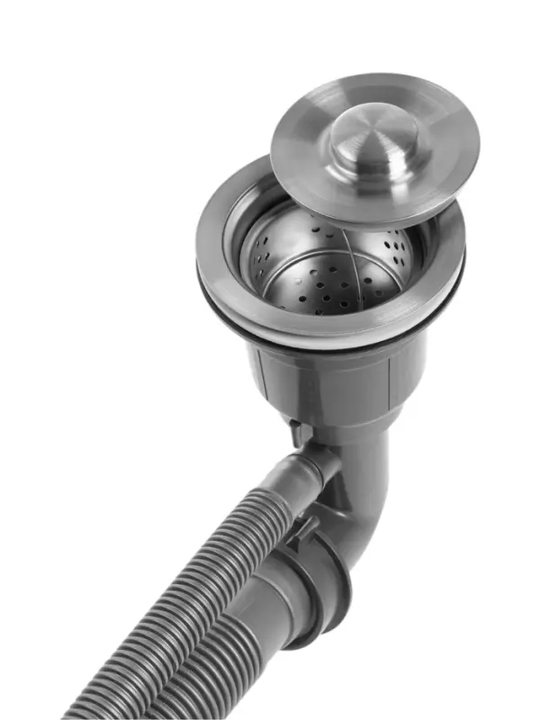 AF95050DA (Кухонная мойка премиум-класса 50*50 из нержавеющей стали.Декор.Сатин)